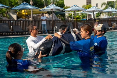 BlueQuest จับมือ โอโซ่-อมารี ภูเก็ต อบรมช่วยชีวิตสัตว์ทะเลเกยตื้น แจ้งเหตุผ่านแอปพลิเคชัน