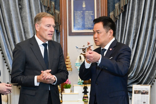 อนุทิน คุย Airbus ชวนใช้เชื้อเพลิงที่ผลิตในไทย ขยายความร่วมมือเทคโนโลยีอวกาศ