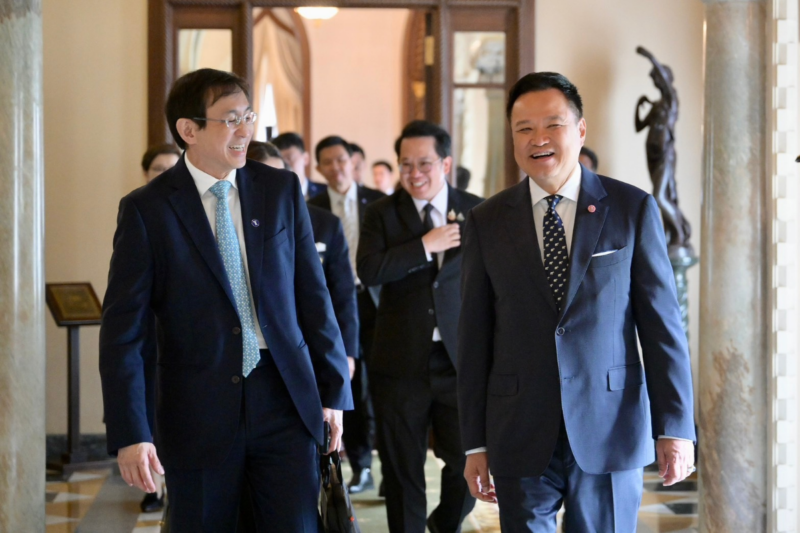 อนุทิน คุย Temasek Trust สนใจร่วมมือรัฐบาล-ธุรกิจไทย พัฒนาโครงการอนาคต