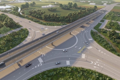 กรมทางหลวงชนบทแก้รถติดเชียงราย ผุดสะพานข้ามทางแยกแม่ข้าวต้ม 329 ล้าน เสร็จปี’72