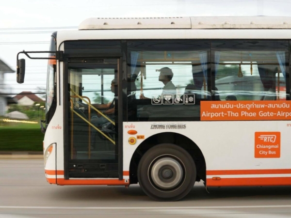 RTC เชียงใหม่ คัมแบ็ก ส่งรถเมล์ EV วิ่งสาย 24 รับยี่เป็ง